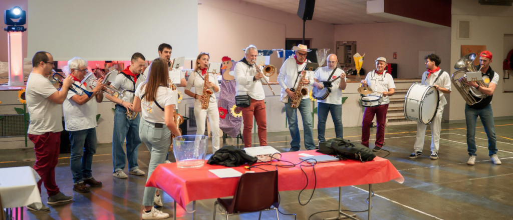 LJ Funky pendant la Nuit de la solidarité à l'Isle Jourdain